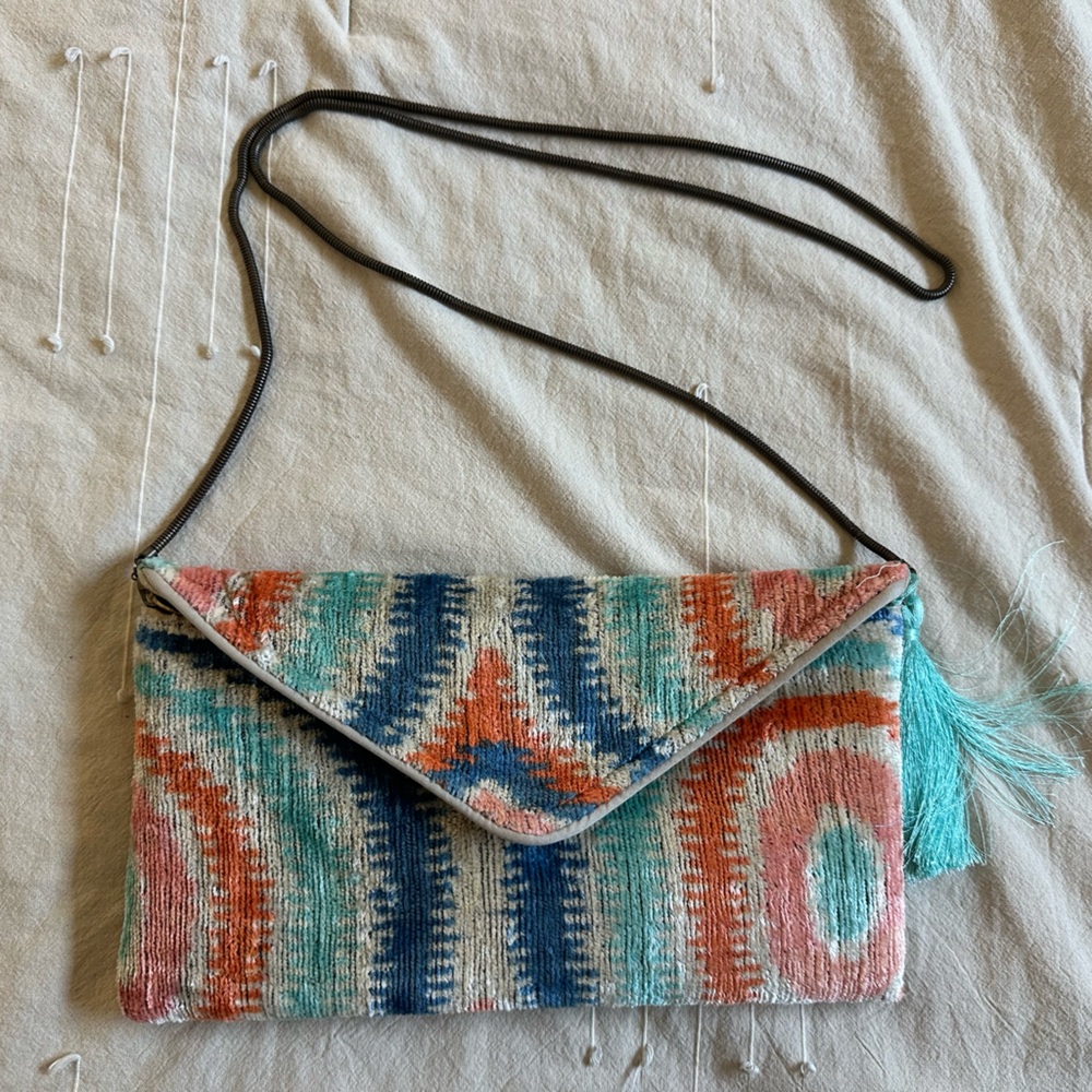 Velour clutch